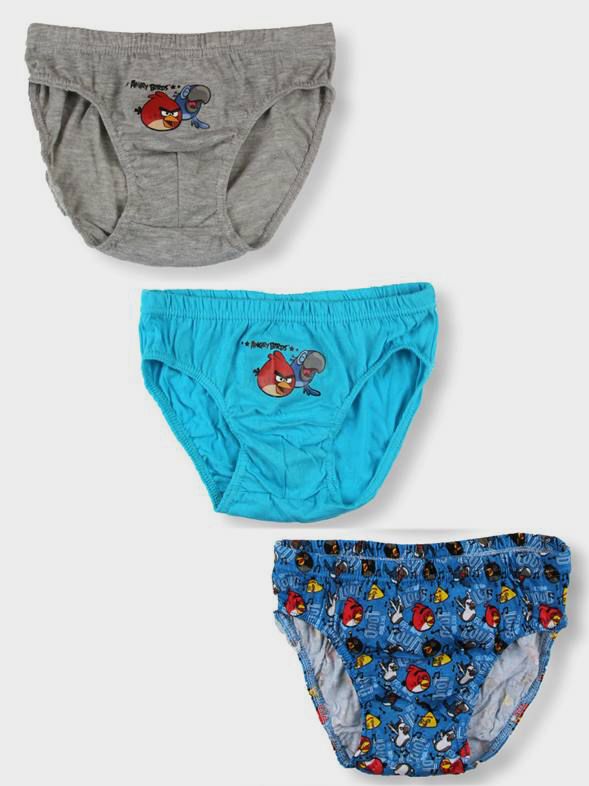 3-pack knickers with birds print - Pocket Birds