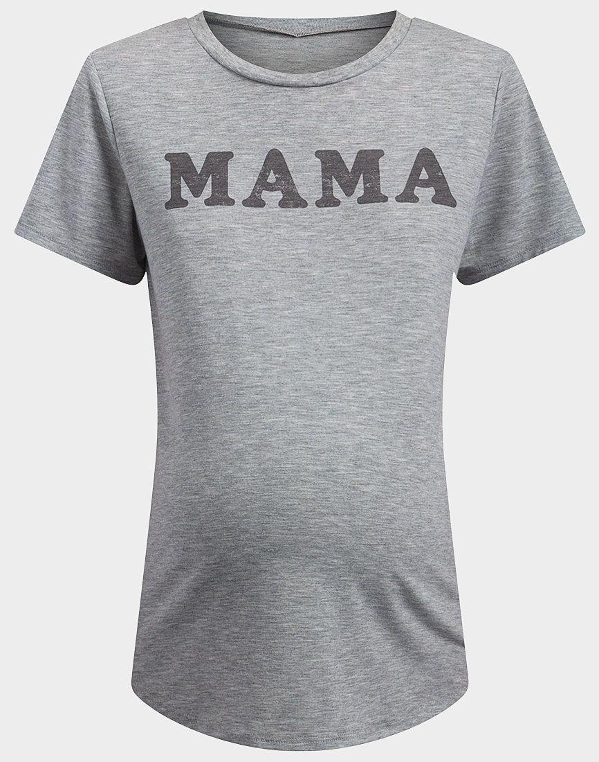 Isabel Maternity Mama Slogan Print T-Shirt - 7 pack